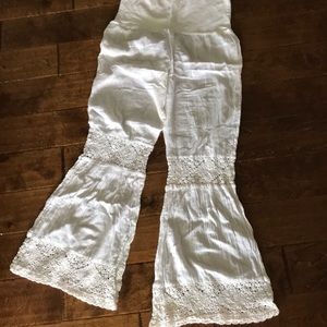 Crochet cover up pants